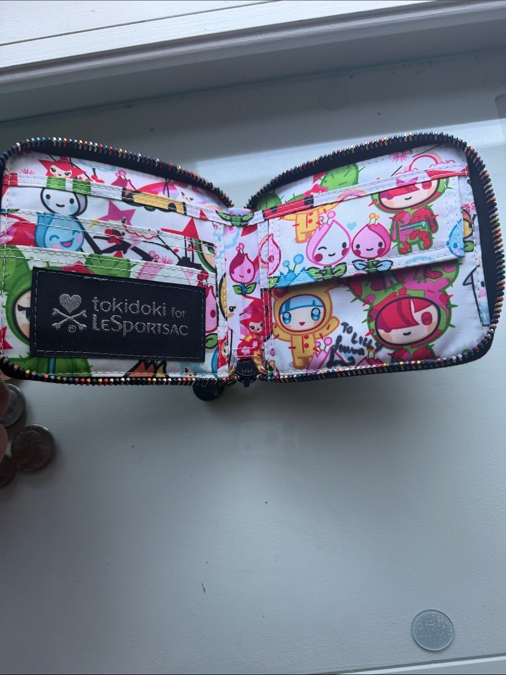 Tokidoki for le sportsac zip wallet